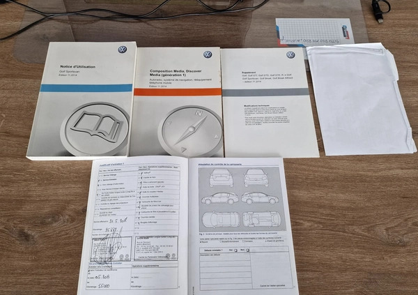Volkswagen Golf Sportsvan cena 45900 przebieg: 88000, rok produkcji 2015 z Węgrów małe 352